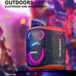 Loa Bluetooth ngoài trời HOPESTAR PARTY130 có 2 mic, pin lâu dài