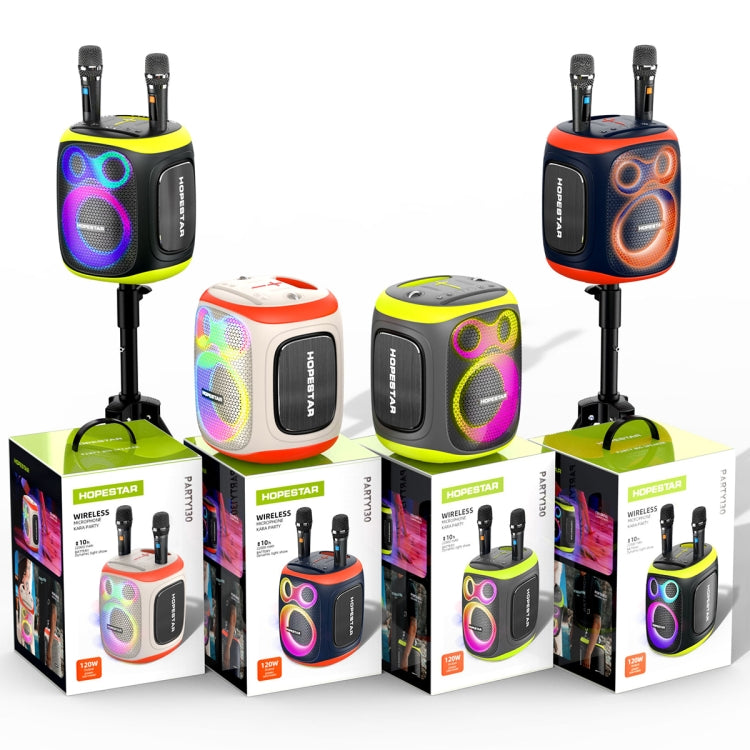 Loa Bluetooth ngoài trời HOPESTAR PARTY130 có 2 mic, pin lâu dài