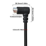 Cáp nối dài lõi Mini DIN 6 chân, 0.5m, 1.8m, 3m