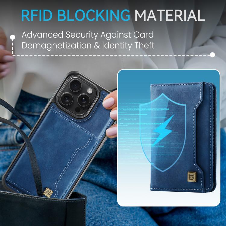 Bao da điện thoại túi thẻ gập có nam châm RFID AutSpace A13 MagSafe, dành cho iPhone 12 Pro Max, dành cho iPhone 12 Pro