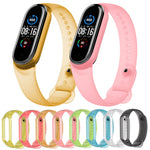 TPU Translucent Silicone Strap, For Xiaomi Mi Band 5