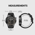Đồng hồ thông minh sức khỏe và thể dục GPS Zeblaze Stratos 2 Plus màn hình 1.43 inch 3 ATM, Stratos 2 Plus