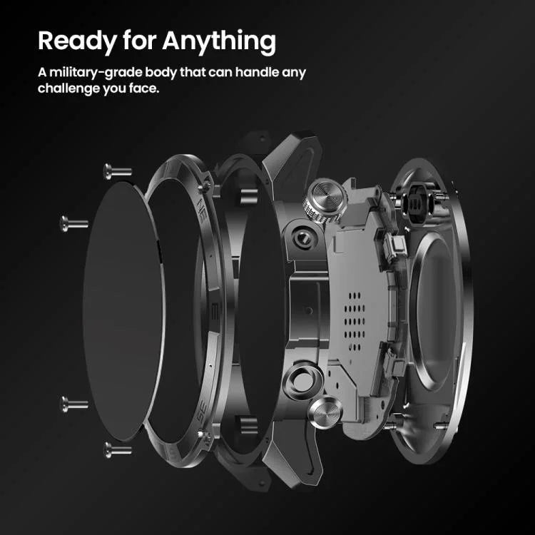 Đồng hồ thông minh sức khỏe và thể dục GPS Zeblaze Stratos 2 Plus màn hình 1.43 inch 3 ATM, Stratos 2 Plus