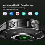 Đồng hồ thông minh sức khỏe và thể dục GPS Zeblaze Stratos 2 Plus màn hình 1.43 inch 3 ATM, Stratos 2 Plus