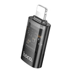 hoco UA36A Adapter trong suốt OTG 8 Pin đực sang USB-C / Type-C cái, 8 Pin đực sang USB-C / Type-C cái