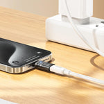 hoco UA36D Adapter trong suốt OTG USB-C / Type-C đực sang 8 Pin cái, USB-C / Type-C đực sang 8 Pin cái