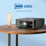Máy chiếu thông minh AUN U002 1920x1080P 970ANSI Android 12 cho rạp hát tại nhà, phích cắm US, phích cắm UK, phích cắm AU, phích cắm EU