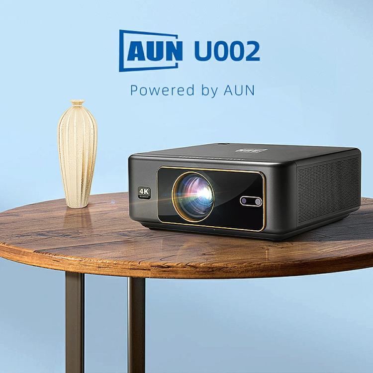 Máy chiếu thông minh AUN U002 1920x1080P 970ANSI Android 12 cho rạp hát tại nhà, phích cắm US, phích cắm UK, phích cắm AU, phích cắm EU