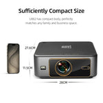 Máy chiếu thông minh AUN U002 1920x1080P 970ANSI Android 12 cho rạp hát tại nhà, phích cắm US, phích cắm UK, phích cắm AU, phích cắm EU