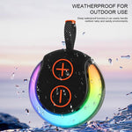 Loa Bluetooth ngoài trời có đèn RGB loa siêu trầm để bàn