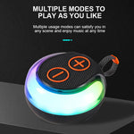 Loa Bluetooth ngoài trời có đèn RGB loa siêu trầm để bàn