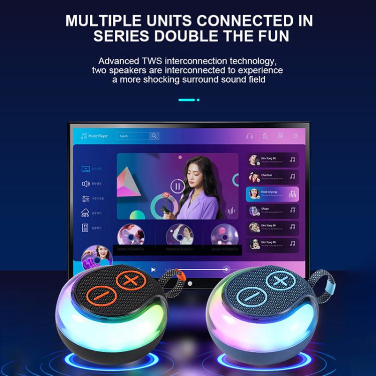 Loa Bluetooth ngoài trời có đèn RGB loa siêu trầm để bàn