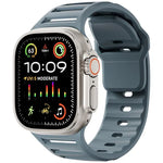 Dây đồng hồ silicone đa lỗ hai màu một đinh, dành cho Apple Watch 46mm / 49mm / 45mm / 44mm
