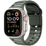 Dây đồng hồ silicone đa lỗ hai màu một đinh, dành cho Apple Watch 46mm / 49mm / 45mm / 44mm