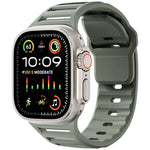 Dây đồng hồ silicone đa lỗ hai màu một đinh, dành cho Apple Watch 46mm / 49mm / 45mm / 44mm