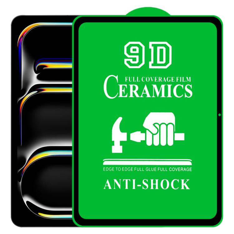 9D Full Screen Full Glue Ceramic Film, For iPad Pro 11 2025 / 2024 / Air 11 2024