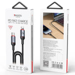 Yesido CA184 cáp dữ liệu sạc 3A PD27W USB-C / Type-C sang 8 Pin, chiều dài: 2m, CA184
