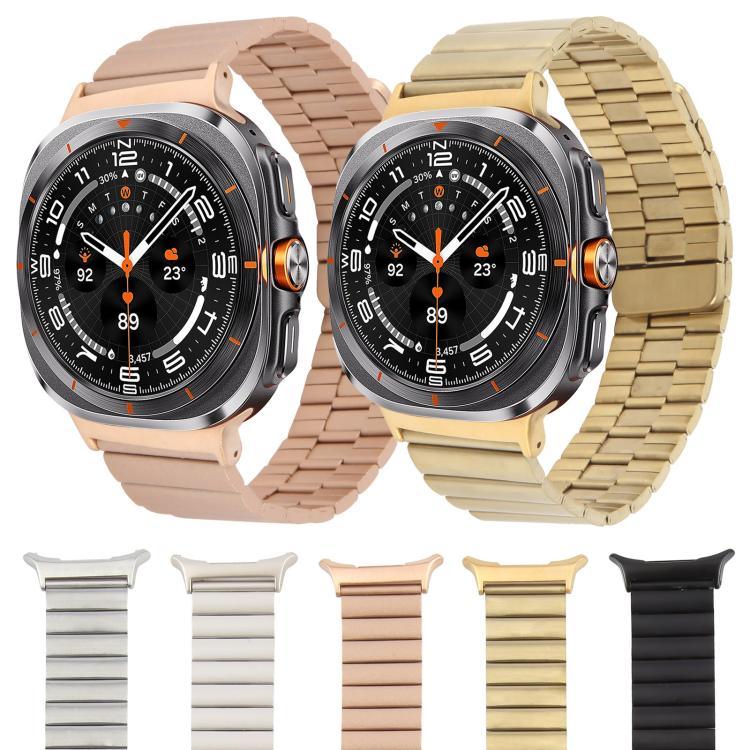 Dây đồng hồ thép không gỉ tre từ tính, Dành cho Samsung Galaxy Watch Ultra 47mm / Ultra 2025