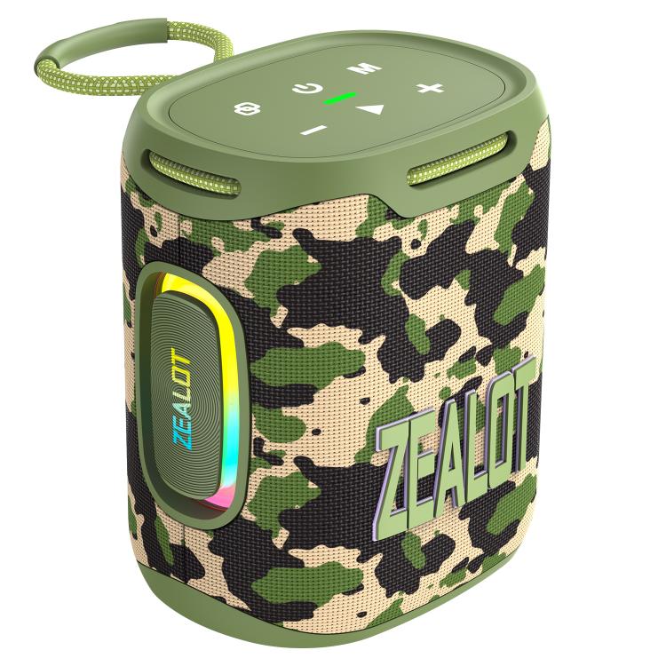 Zealot S122 25W High Power IPX6 Waterproof Outdoor RGB Light Bluetooth Speaker