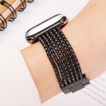 Dây đồng hồ thép không gỉ 6 mắt xích, dành cho Apple Watch 46mm / 49mm / 45mm / 44mm, dành cho Apple Watch 42mm / 41mm / 40mm / 38mm