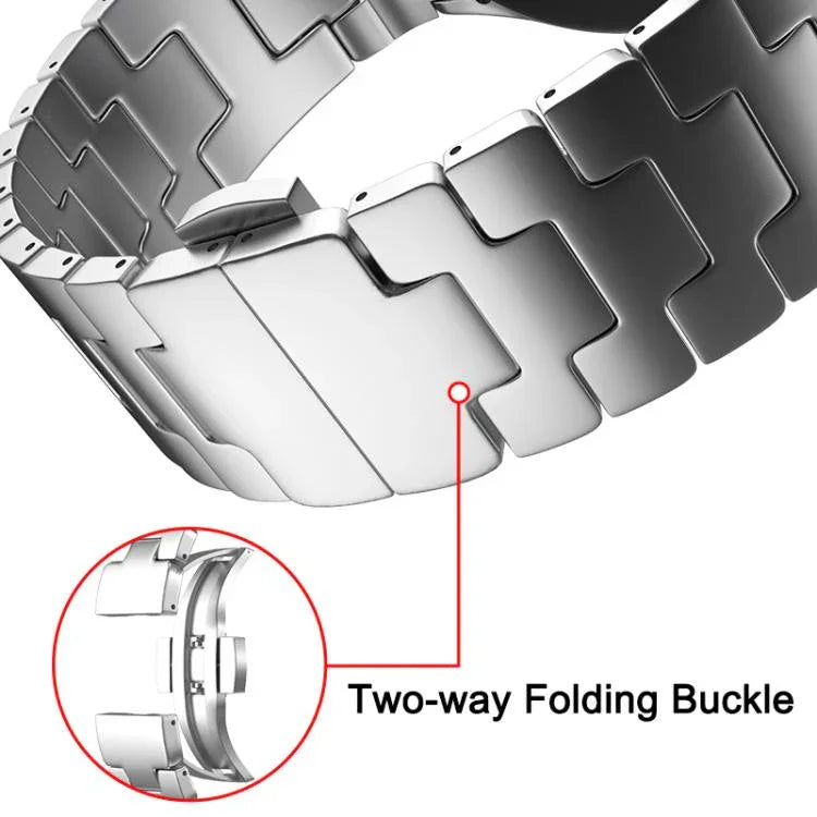 Dây đồng hồ thép không gỉ hình chữ H nút nhấn tháo nhanh, Dành cho Samsung Galaxy Watch 7 / 6 / 5 / 4