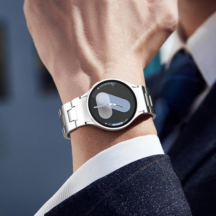 Dây đồng hồ thép không gỉ hình chữ H nút nhấn tháo nhanh, Dành cho Samsung Galaxy Watch 7 / 6 / 5 / 4