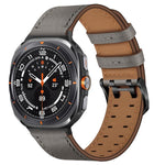 Dây đồng hồ da thật khóa đôi, Dành cho Samsung Galaxy Watch Ultra / Ultra 2025, Dành cho Samsung Galaxy Watch8 / Watch8 Classic