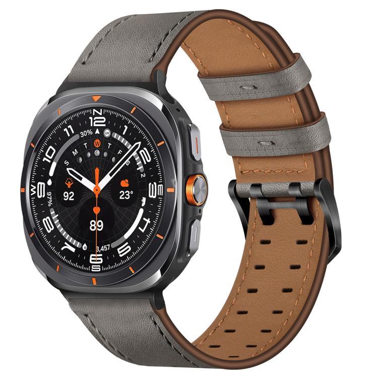 Dây đồng hồ da thật khóa đôi, Dành cho Samsung Galaxy Watch Ultra / Ultra 2025, Dành cho Samsung Galaxy Watch8 / Watch8 Classic