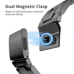 Dây đồng hồ hợp kim titan ba mắt xích khóa Norman, dành cho Apple Watch 46mm / 49mm / 45mm / 44mm