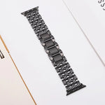 Dây đồng hồ thép không gỉ sọc năm hạt, dành cho Apple Watch 46mm / 49mm / 45mm / 44mm, dành cho Apple Watch 42mm / 41mm / 40mm / 38mm