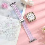 Dây đồng hồ nhựa ba hạt hình thoi eo nhỏ, dành cho Apple Watch 46mm / 49mm / 45mm / 44mm, dành cho Apple Watch 42mm / 41mm / 40mm / 38mm