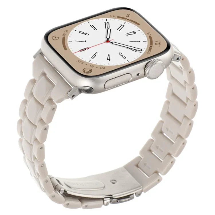 Dây đồng hồ nhựa ba hạt hình thoi eo nhỏ, dành cho Apple Watch 46mm / 49mm / 45mm / 44mm, dành cho Apple Watch 42mm / 41mm / 40mm / 38mm