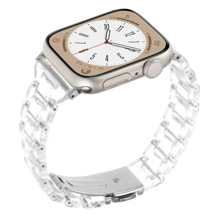 Dây đồng hồ nhựa ba hạt hình thoi eo nhỏ, dành cho Apple Watch 46mm / 49mm / 45mm / 44mm, dành cho Apple Watch 42mm / 41mm / 40mm / 38mm
