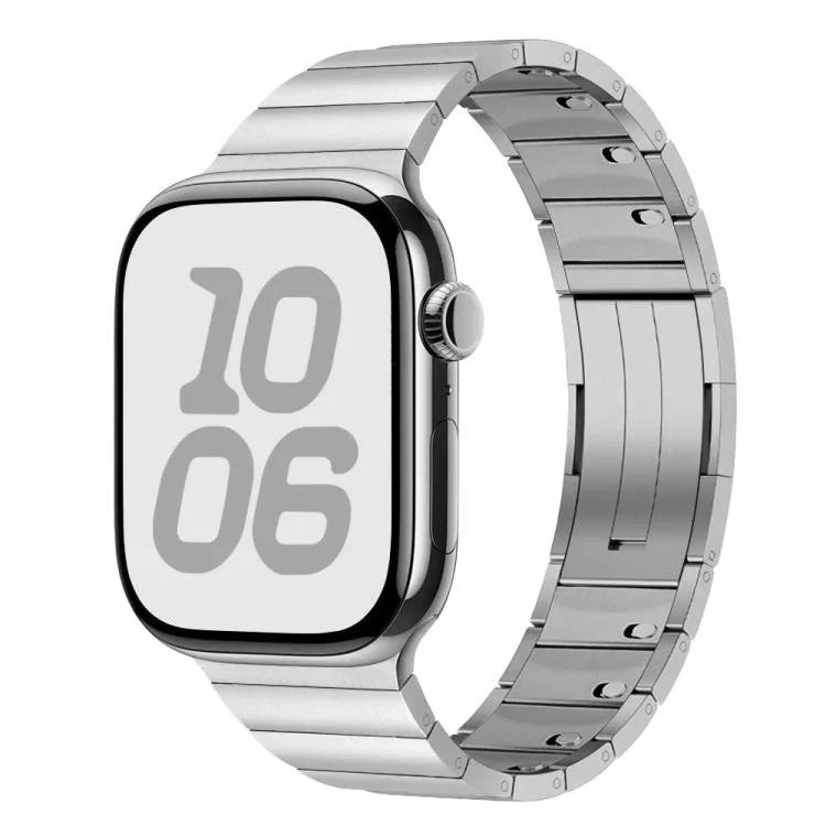Dây đồng hồ thép không gỉ hạt đơn có thể tháo bên hông, dành cho Apple Watch 46mm / 49mm / 45mm / 44mm, dành cho Apple Watch 42mm / 41mm / 40mm / 38mm
