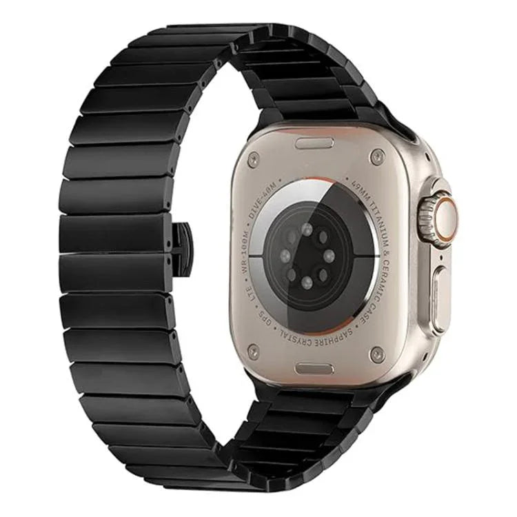 Dây đồng hồ hợp kim titan một hạt khóa bướm, dành cho Apple Watch 46mm / 49mm / 45mm / 44mm