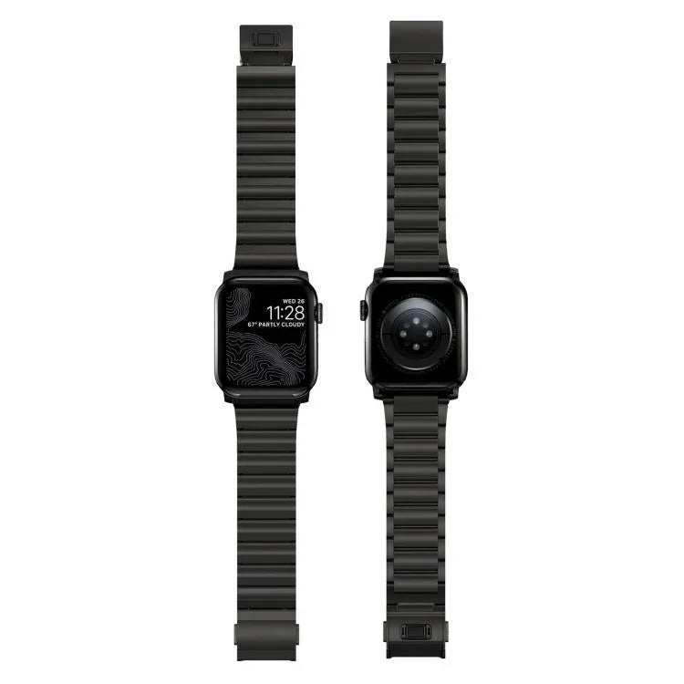 Dây đồng hồ thép không gỉ một hạt khóa Norman, dành cho Apple Watch 46mm / 49mm / 45mm / 44mm