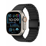 Dây đồng hồ titan nguyên chất khóa Norman tre, dành cho Apple Watch 46mm / 49mm / 45mm / 44mm
