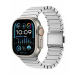 Dây đồng hồ titan nguyên chất khóa Norman tre, dành cho Apple Watch 46mm / 49mm / 45mm / 44mm