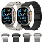 Dây đồng hồ titan nguyên chất khóa Norman tre, dành cho Apple Watch 46mm / 49mm / 45mm / 44mm