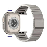 Dây đồng hồ titan nguyên chất khóa Norman tre, dành cho Apple Watch 46mm / 49mm / 45mm / 44mm