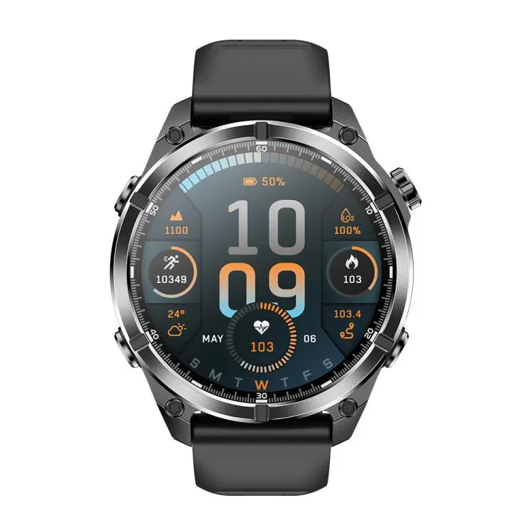 Đồng hồ thông minh thể thao dây silicone màn hình AMOLED 1.43 inch HD300, Hỗ trợ phát hiện oxy trong máu