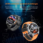 Đồng hồ thông minh thể thao dây silicone màn hình AMOLED 1.43 inch HD300, Hỗ trợ phát hiện oxy trong máu