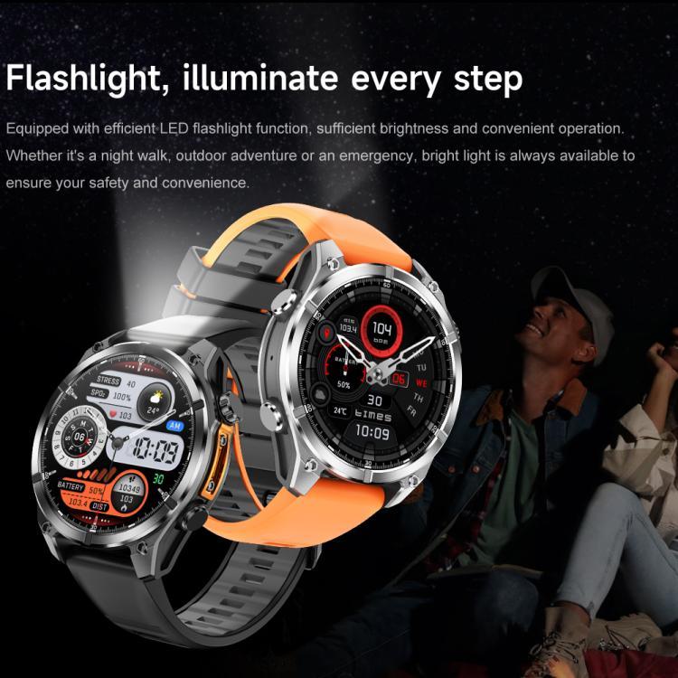 Đồng hồ thông minh thể thao dây silicone màn hình AMOLED 1.43 inch HD300, Hỗ trợ phát hiện oxy trong máu
