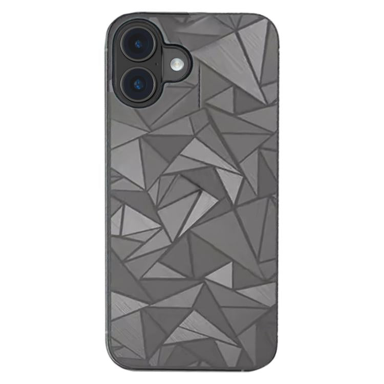 Miếng dán họa tiết hình thoi mờ cho mặt sau điện thoại, Dành cho iPhone 16, Dành cho iPhone 14