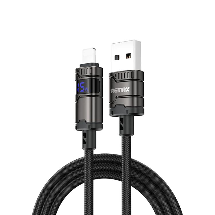 Dây cáp dữ liệu nylon bện REMAX C01-AL 3A USB sang 8 Pin, dài 1,2m, USB sang 8 Pin