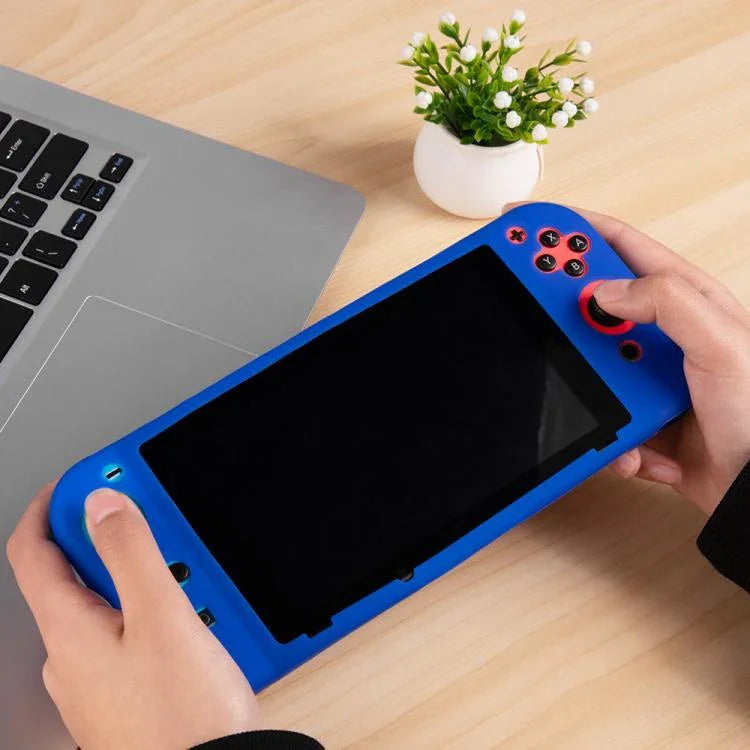 Ốp bảo vệ silicone màu trơn cho máy chơi game, dành cho Nintendo Switch