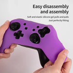 Ốp bảo vệ silicone màu trơn cho tay cầm chơi game, dành cho Nintendo Switch Pro