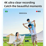 Máy ảnh kỹ thuật số DC15 2.4 inch zoom kỹ thuật số 18X quay video HD 4K, chụp ảnh 64MP