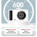 Máy ảnh kỹ thuật số DC15 2.4 inch zoom kỹ thuật số 18X quay video HD 4K, chụp ảnh 64MP
