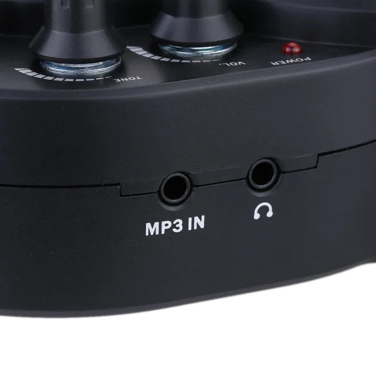 Ampli guitar mini JOYO JA-02 3W với loa, điều khiển âm lượng, âm sắc và méo tiếng, JA-02